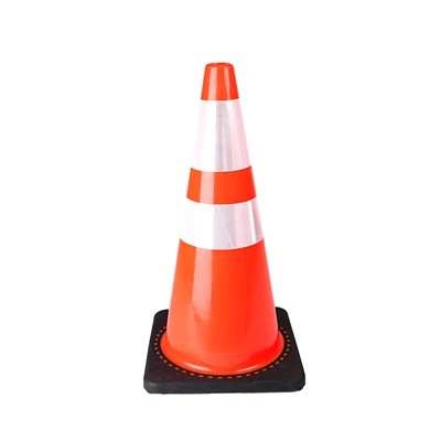 Con de trafic din PVC flexibil de 70 cm