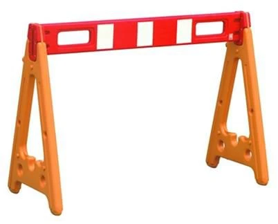Barieră de gard reflectorizant pentru construcții de drumuri
